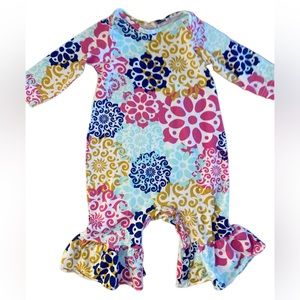 Ricrac & Ruffles Flare Romper 3-6 Months